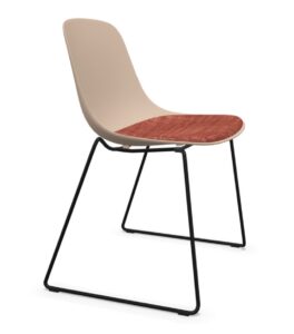 Luge assise tapissée