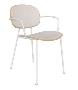 Tondina accoudoirs tapissée